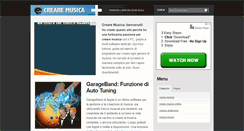 Desktop Screenshot of crearemusica.com