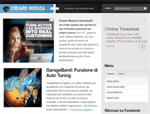 Tablet Screenshot of crearemusica.com